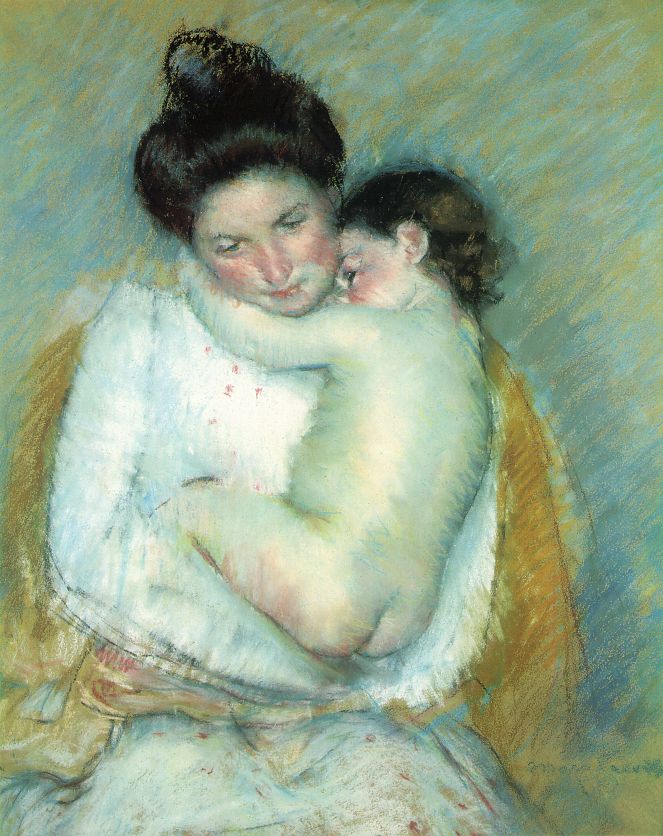 Picture of mother holding child