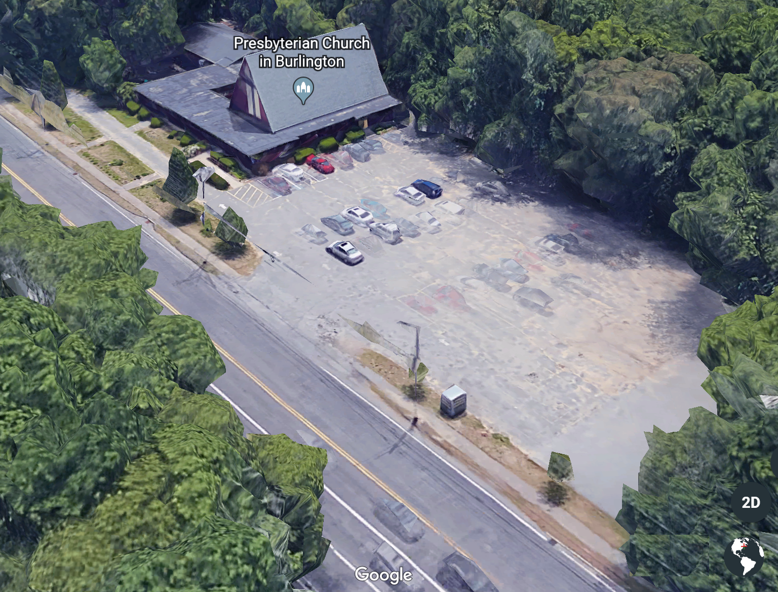 Image of our church parking lot