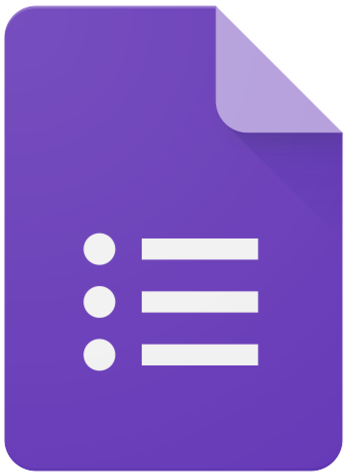 Google Form logo with link to form
